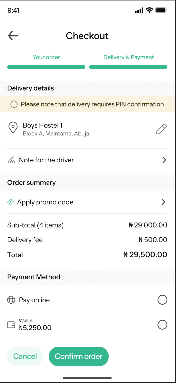 Pay your way — the Veat app